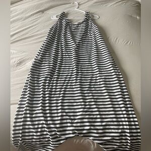 Striped Black and White jumpsuit for woman